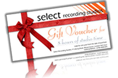 Recording studio gift days