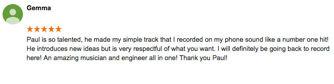 Select Recordings Google Review