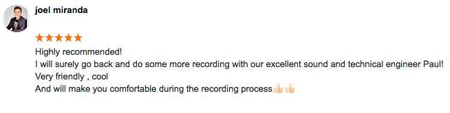 Select Recordings Google Review